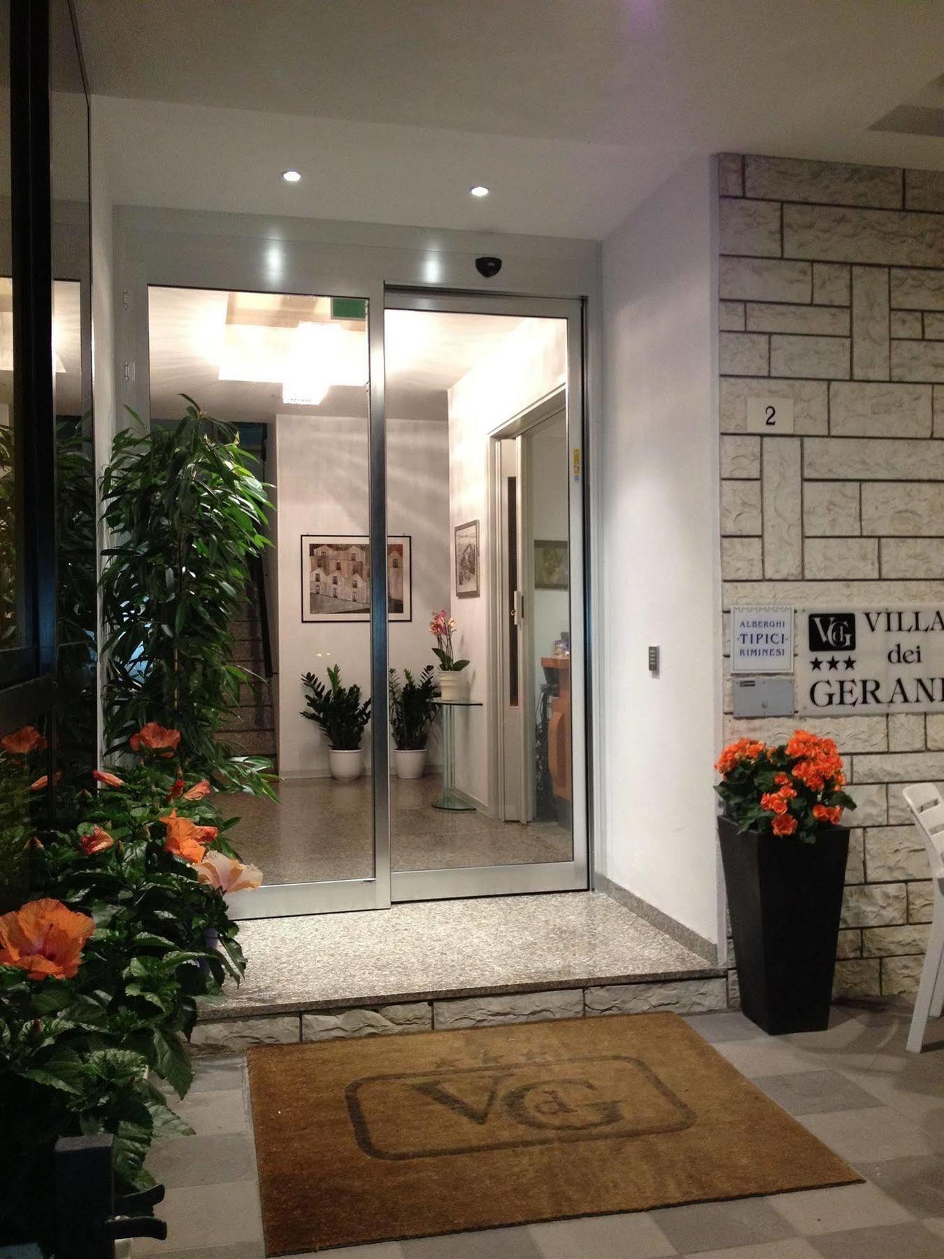 Hotel Villa Dei Gerani ริมินี ภายนอก รูปภาพ
